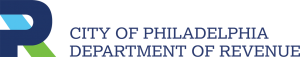Philadelphia Department of Revenue logo and link.